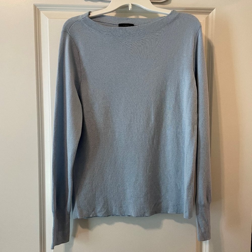 J. Crew Sky Blue Crew Neck Sweater